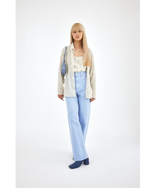 MOUSSY（マウジー）の「SHEER EMBROIDERED キャミソール（キャミソール・レディース・ブラウン/アイボリー/パープル・FREE）」の15枚目の写真