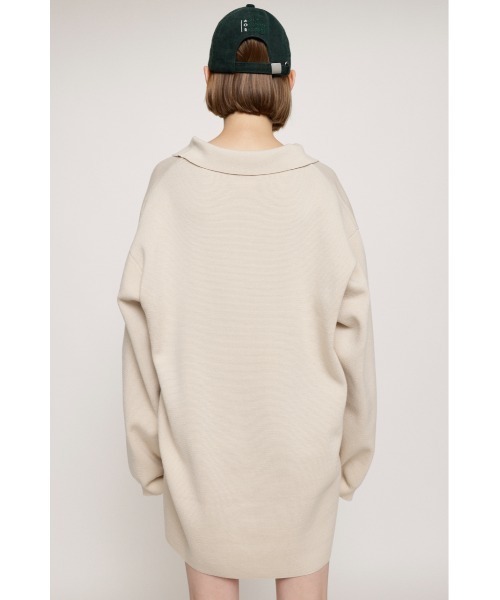 SLY（スライ）の「COLLAR KNIT S/OP カラー ニット ショート