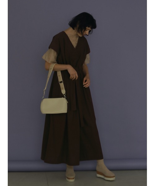 AMAIL（アマイル）の「See-through flower cloth（Tシャツ/カットソー・レディース・ブラック/ベージュ/アイボリー・FREE）」の18枚目の写真