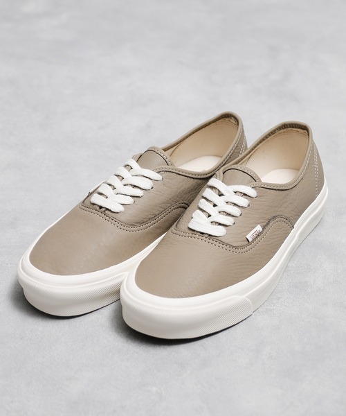 And A(アンドエー)の「VANS ヴァンズ / AUTHENTIC 44 DX ECO THEORY オーセンティック リサイクルレザー ローカットスニーカー / VN0A54F2BD3 VN0A5KX4CHC VN0A54F2BRO(スニーカー・レディース・ブラウン/ストーン/チョコ・24cm/23.5cm/24.5cm/23cm)」の7枚目の写真