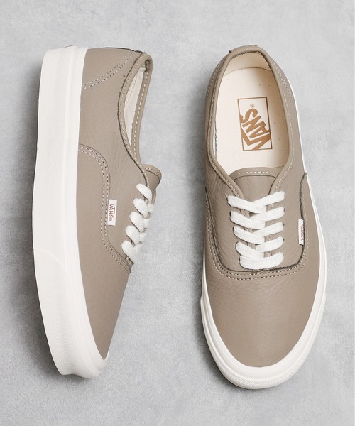 And A(アンドエー)の「VANS ヴァンズ / AUTHENTIC 44 DX ECO THEORY オーセンティック リサイクルレザー ローカットスニーカー / VN0A54F2BD3 VN0A5KX4CHC VN0A54F2BRO(スニーカー・レディース・ブラウン/ストーン/チョコ・24cm/23.5cm/24.5cm/23cm)」の8枚目の写真
