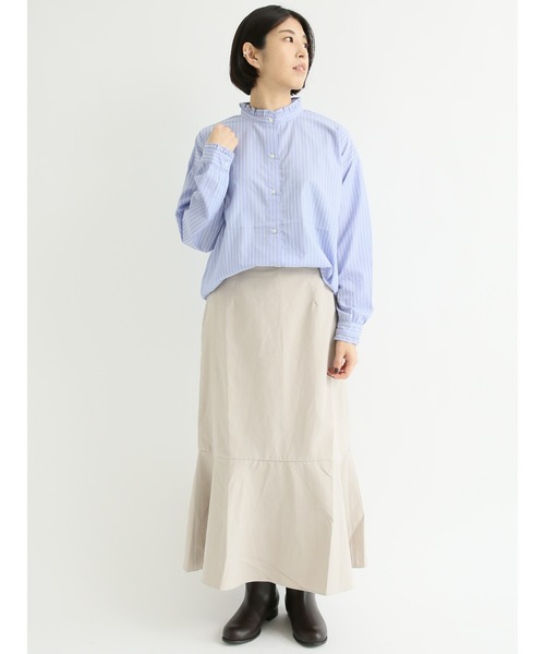 Lugnoncure（ルノンキュール）の「スエードマーメードスカート（スカート・レディース・ブラウン/グリーン/チャコール/ベージュ・ﾌﾘ-）」の11枚目の写真