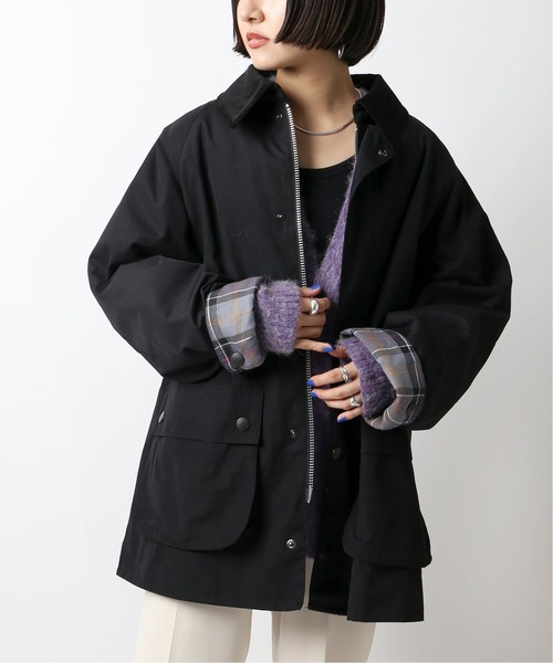 Barbour(バブアー)の「【BARBOUR/バブアー】 別注BEDALE:ジャケット(その他アウター・レディース・ブラック/ベージュ/カーキ・40/38)」の2枚目の写真