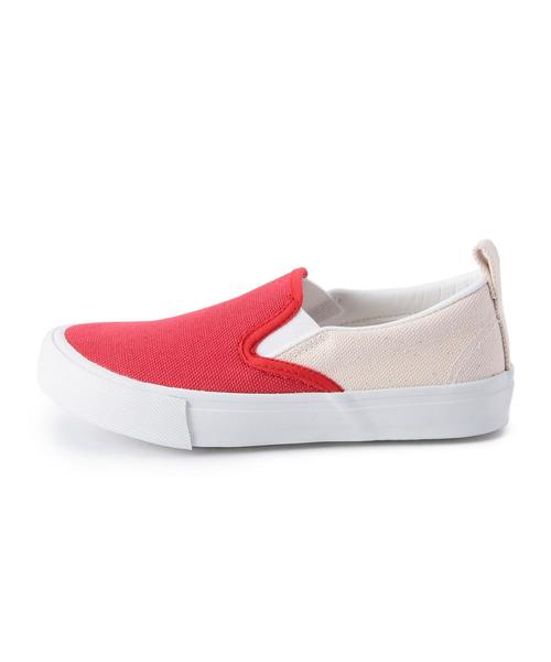 green label relaxing（グリーンレーベルリラクシング）の「【KIDS】撥水性［samue］ Penguin スリッポン◆（スリッポン・キッズ・レッド/ネイビー・18cm/19cm/15cm/16cm/17cm）」の4枚目の写真