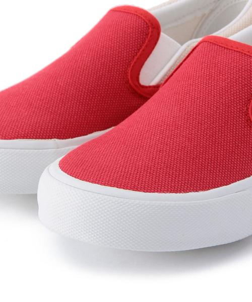 green label relaxing（グリーンレーベルリラクシング）の「【KIDS】撥水性［samue］ Penguin スリッポン◆（スリッポン・キッズ・レッド/ネイビー・18cm/19cm/15cm/16cm/17cm）」の7枚目の写真