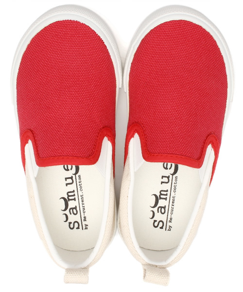 green label relaxing（グリーンレーベルリラクシング）の「【KIDS】撥水性［samue］ Penguin スリッポン◆（スリッポン・キッズ・レッド/ネイビー・18cm/19cm/15cm/16cm/17cm）」の9枚目の写真