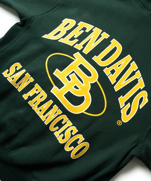 BEN DAVIS(ベンデイビス)の「【BENDAVIS/ベンデイビス】ヘビーウェイトバックプリントフルジップフーディ/ビッグシルエット/裏起毛(パーカー・レディース・ブラック/グリーン/アッシュグレー・M/L/XL)」の18枚目の写真