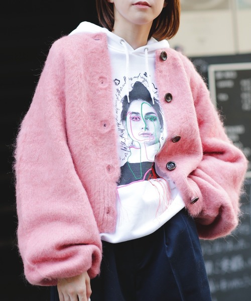 OKIRAKU(オキラク)の「(OKIRAKU×ROSE BUD)グラフィック&エンブロイド パーカー(パーカー・レディース・ホワイト系その他/グレー・ONE SIZE)」の15枚目の写真