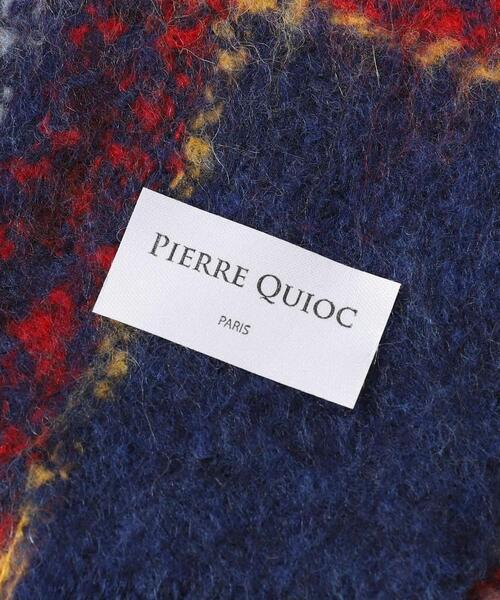 coen（コーエン）の「QUIOC（キオック）ツイードチェックマフラー（マフラー・レディース・ダークグリーン/ターコイズブルー/ネイビー・FREE）」の12枚目の写真