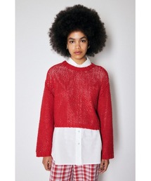 MOUSSY | LILY YARN MESH ニット(ニット/セーター)