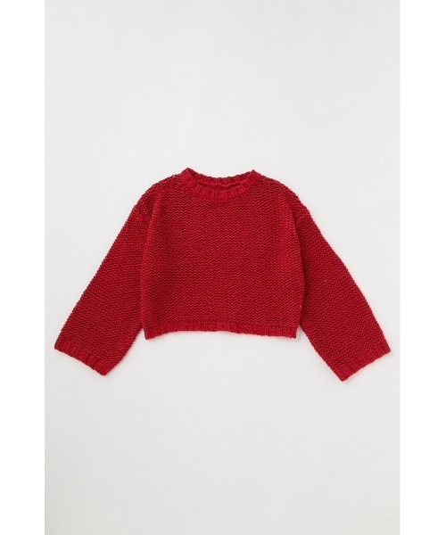 MOUSSY(マウジー)の「LILY YARN MESH ニット(ニット/セーター・レディース・レッド/ブラック/オフホワイト・FREE)」の9枚目の写真