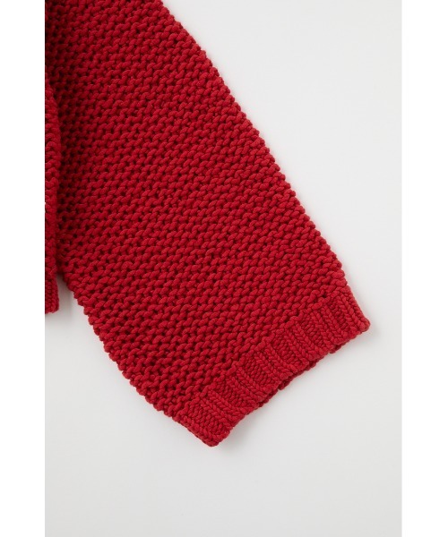 MOUSSY(マウジー)の「LILY YARN MESH ニット(ニット/セーター・レディース・レッド/ブラック/オフホワイト・FREE)」の14枚目の写真