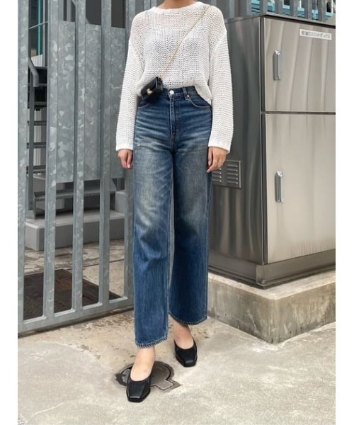MOUSSY(マウジー)の「LILY YARN MESH ニット(ニット/セーター・レディース・レッド/ブラック/オフホワイト・FREE)」の22枚目の写真