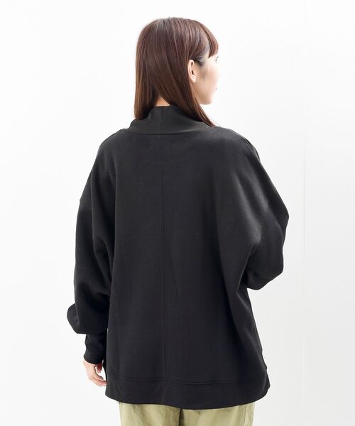 rps（アールピーエス）の「裏起毛ハイネックプルオーバー（スウェット・レディース・ブラック/パープル/アイボリー/モカ/グレー系その他/ライトグレー/ブラック系その他4・M/フリー）」の8枚目の写真