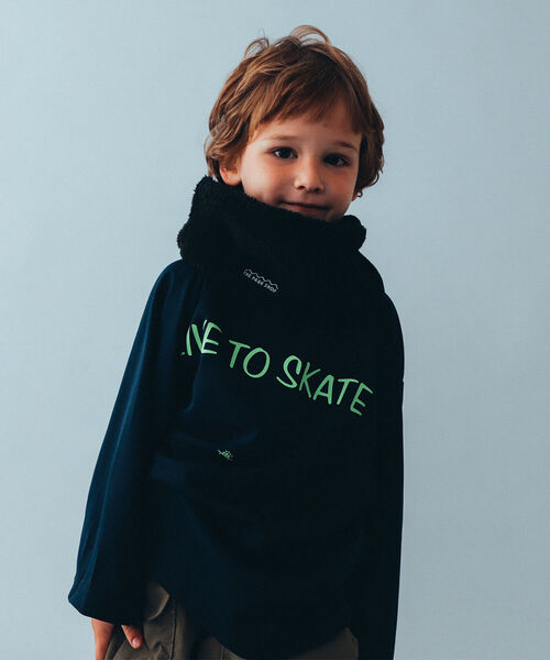 こども ビームス（コドモビームス）の「THE PARK SHOP / Daily ネックウォーマ― 22（ネックウォーマー/スヌード・キッズ・グレー/ブラック/オリーブ/ネイビー・ONE SIZE）」の6枚目の写真