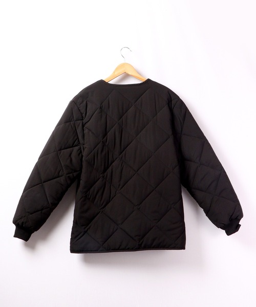 A.N.L(エーエヌエル レーベル)の「A.N.L ダイヤキルティング中綿ブルゾンジャケット(ブルゾン・レディース・ブラック/アイボリー/ベージュ・38)」の11枚目の写真