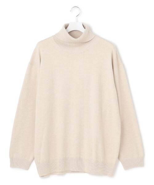 J.PRESS YORK STREET(ジェイプレスヨークストリート)の「【UNISEX】タートルネック ニット(ニット/セーター・メンズ・ブラック系/グレー系/パープル系/ブラウン系/ライトグレー系・LARGE/MEDIUM/SMALL)」の3枚目の写真