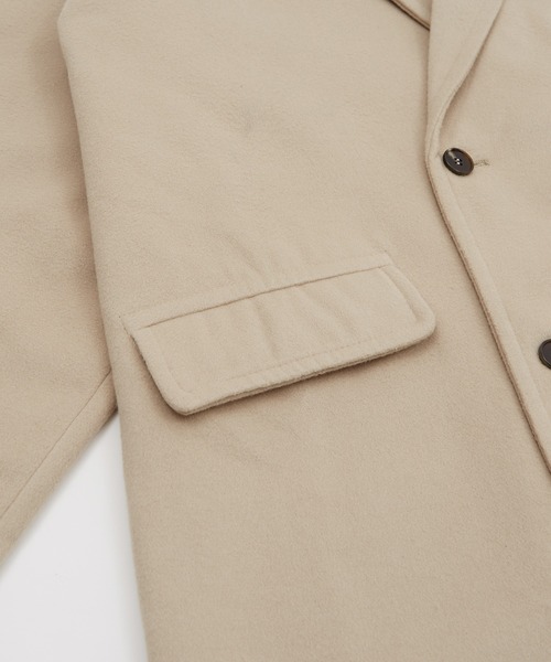 improves（インプローブス）の「【improves】メルトン オーバーサイズ ダブル チェスターコート（チェスターコート・メンズ・ブラック/オリーブ/グレイッシュベージュ・MEDIUM/LARGE）」の12枚目の写真