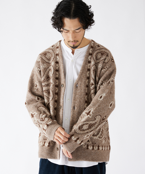 JOURNAL STANDARD（ジャーナルスタンダード）の「【ELEPHANT BRAND×JOURNAL STANDARD】別注 アルパカ混カーディガン（カーディガン/ボレロ）」 WEAR