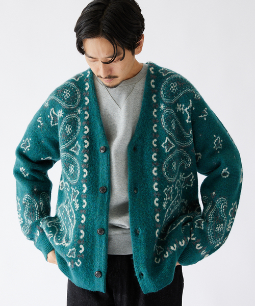 JOURNAL STANDARD（ジャーナルスタンダード）の「【ELEPHANT BRAND×JOURNAL STANDARD】別注 アルパカ混カーディガン（カーディガン/ボレロ・メンズ・ベージュ/ネイビー/ライトグリーン/ライトイエロー・LARGE/MEDIUM）」の16枚目の写真