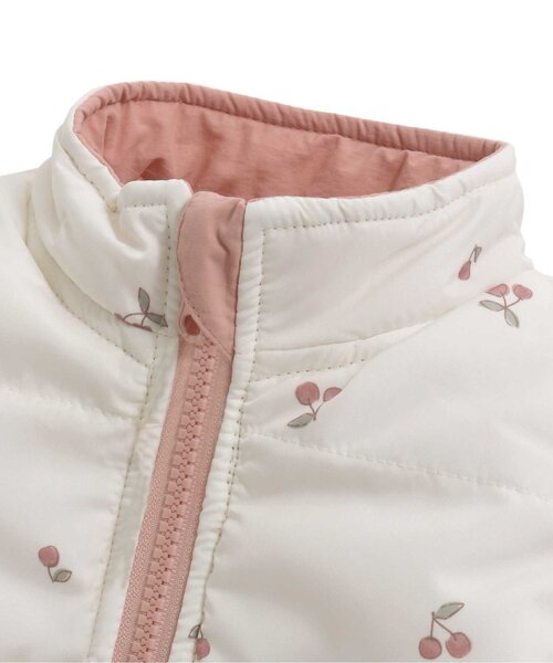 apres les cours（アプレレクール）の「WEB限定 中綿リバーシブルベスト_ウォッシャブル（ベスト・キッズ・ピンク/ベージュ/ラベンダー・90/110/130）」の13枚目の写真