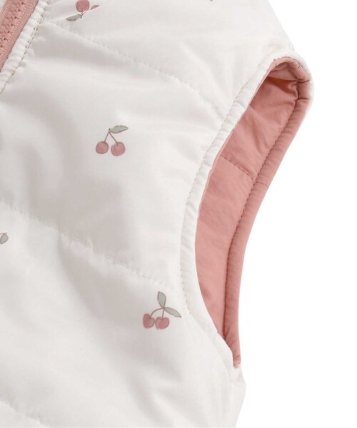 apres les cours（アプレレクール）の「WEB限定 中綿リバーシブルベスト_ウォッシャブル（ベスト・キッズ・ピンク/ベージュ/ラベンダー・90/110/130）」の14枚目の写真