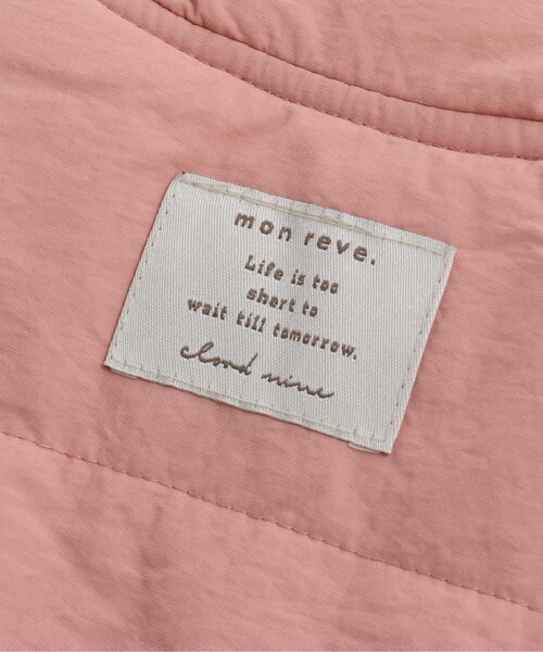 apres les cours（アプレレクール）の「WEB限定 中綿リバーシブルベスト_ウォッシャブル（ベスト・キッズ・ピンク/ベージュ/ラベンダー・90/110/130）」の19枚目の写真