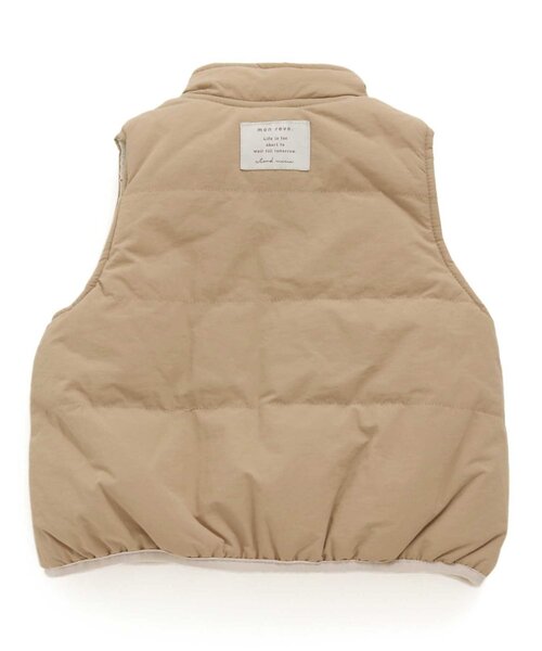 apres les cours（アプレレクール）の「WEB限定 中綿リバーシブルベスト_ウォッシャブル（ベスト・キッズ・ピンク/ベージュ/ラベンダー・90/110/130）」の9枚目の写真