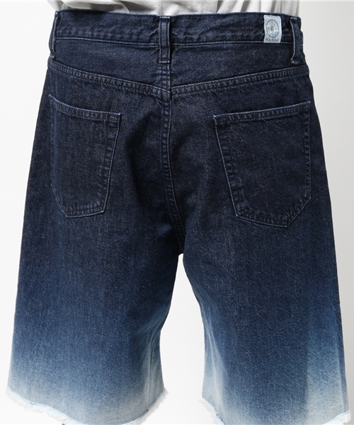 417 EDIFICE（フォーワンセブンエディフィス）の「◇417*WORLD WORKERS デニムワイドショートパンツ（デニムパンツ・メンズ・ネイビー/サックスブルー・MEDIUM/LARGE）」の7枚目の写真