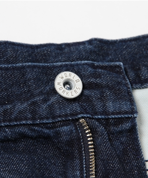 417 EDIFICE（フォーワンセブンエディフィス）の「◇417*WORLD WORKERS デニムワイドショートパンツ（デニムパンツ・メンズ・ネイビー/サックスブルー・MEDIUM/LARGE）」の11枚目の写真