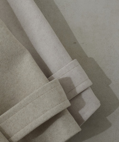 Chico（チコ）の「ミドル丈オーバーコート（チェスターコート・レディース・チャコールグレー/ブラック/ベージュ/オートミール・FREE）」の6枚目の写真