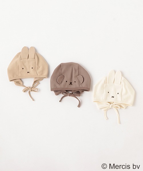 Miffy（ ミッフィー）の「【miffy】ロンパース帽子セット（ロンパース