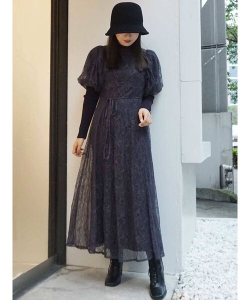 MERCURYDUO（マーキュリーデュオ）の「ウールバスクハット（ハット・レディース・ブラック/ブラウン・FREE）」の5枚目の写真