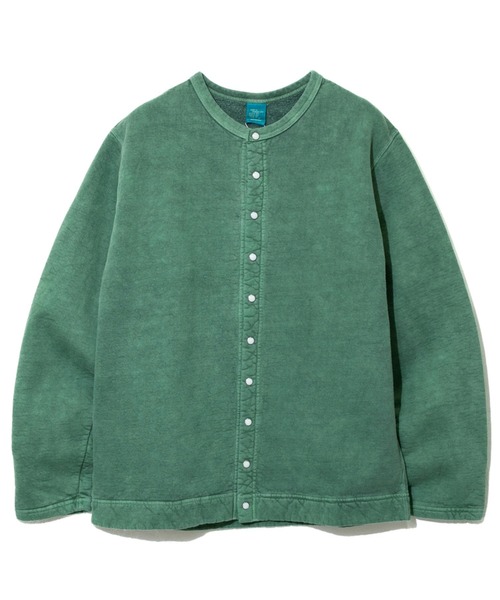 Good On（グッドオン）の「Good On/グッドオン　CREW SWEAT CARDIGAN（カーディガン/ボレロ・メンズ・ブラック系その他2/マスタード/ダークグリーン・MEDIUM/LARGE/X-LARGE）」の3枚目の写真