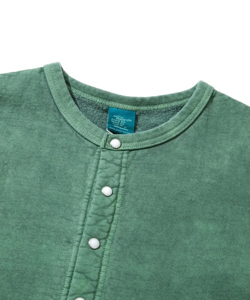 Good On（グッドオン）の「Good On/グッドオン　CREW SWEAT CARDIGAN（カーディガン/ボレロ・メンズ・ブラック系その他2/マスタード/ダークグリーン・MEDIUM/LARGE/X-LARGE）」の5枚目の写真