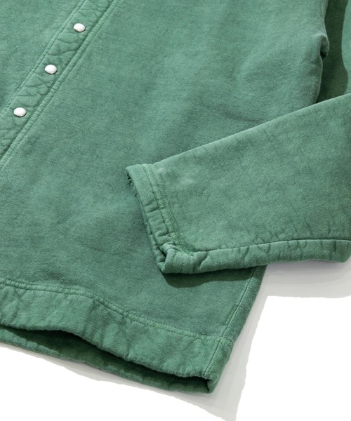 Good On（グッドオン）の「Good On/グッドオン　CREW SWEAT CARDIGAN（カーディガン/ボレロ・メンズ・ブラック系その他2/マスタード/ダークグリーン・MEDIUM/LARGE/X-LARGE）」の7枚目の写真