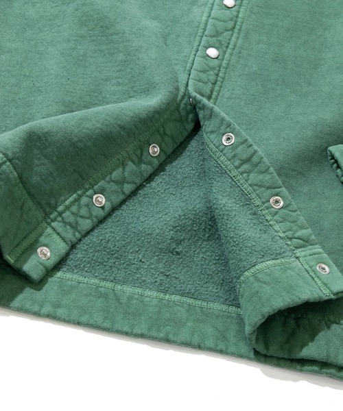 Good On（グッドオン）の「Good On/グッドオン　CREW SWEAT CARDIGAN（カーディガン/ボレロ・メンズ・ブラック系その他2/マスタード/ダークグリーン・MEDIUM/LARGE/X-LARGE）」の8枚目の写真