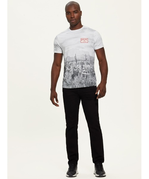 Guess（ゲス）の「Eco Desert Photo Tee（Tシャツ/カットソー・メンズ・ライトグレー・LARGE/X-LARGE/MEDIUM/SMALL）」の5枚目の写真
