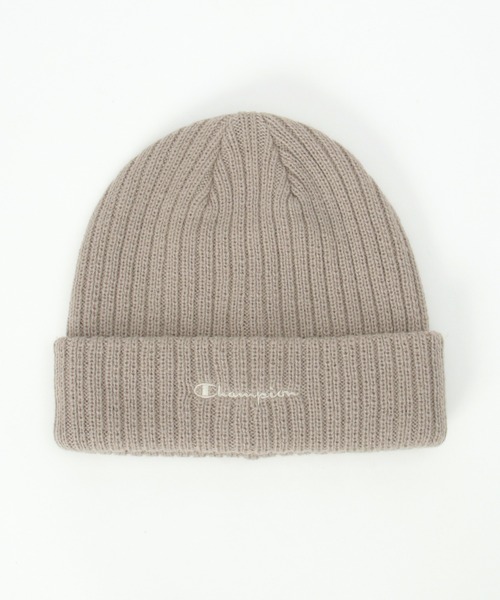 Champion(チャンピオン)の「Champion チャンピオン ニットリブワッチ(ニットキャップ/ビーニー・レディース・オフホワイト/ブラック/イエロー/ベージュ・FREE)」の4枚目の写真