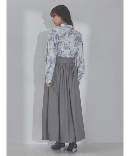 merry jenny（メリージェニー）の「レースアップギャザースカート（スカート・レディース・グレー/ブラック/ベージュ・FREE）」の11枚目の写真