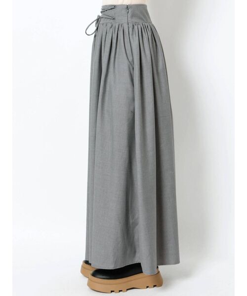 merry jenny（メリージェニー）の「レースアップギャザースカート（スカート・レディース・グレー/ブラック/ベージュ・FREE）」の13枚目の写真