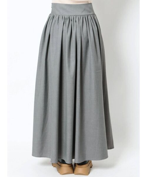 merry jenny（メリージェニー）の「レースアップギャザースカート（スカート・レディース・グレー/ブラック/ベージュ・FREE）」の14枚目の写真