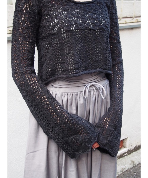 merry jenny（メリージェニー）の「レースアップギャザースカート（スカート・レディース・グレー/ブラック/ベージュ・FREE）」の19枚目の写真