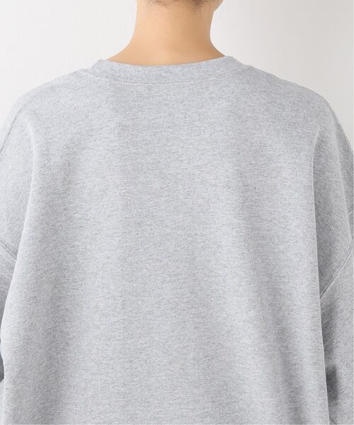 PRE_（プレ）の「《追加》【PRE_/プレ】ビッグスリーブスウェット（スウェット・レディース・チャコールグレー/ブラック・FREE）」の8枚目の写真