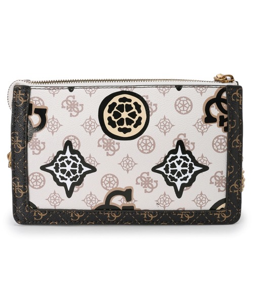 Guess(ゲス)の「ABEY Multi Compartment Shoulder Bag(ショルダーバッグ・レディース・ホワイト・ONE SIZE)」の5枚目の写真