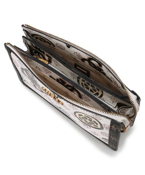 Guess(ゲス)の「ABEY Multi Compartment Shoulder Bag(ショルダーバッグ・レディース・ホワイト・ONE SIZE)」の9枚目の写真