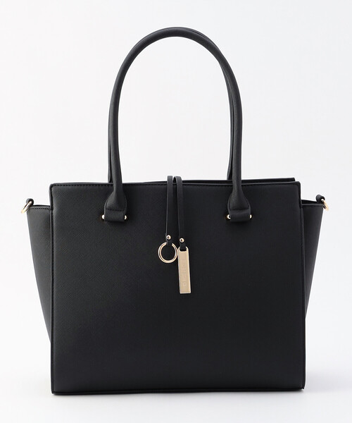 MONO　COMME CA（モノコムサ）の「ロゴプレート　2wayトートバッグ（トートバッグ・レディース・ブラック/グレイッシュベージュ/ライトグレー・FREE）」の10枚目の写真