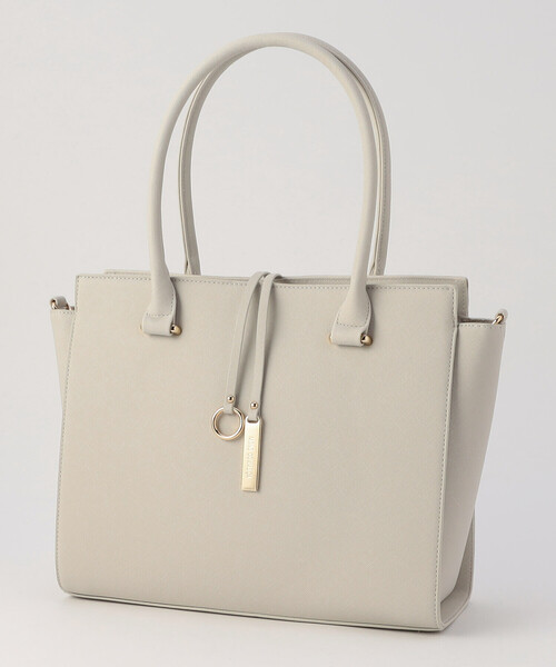 MONO　COMME CA（モノコムサ）の「ロゴプレート　2wayトートバッグ（トートバッグ・レディース・ブラック/グレイッシュベージュ/ライトグレー・FREE）」の22枚目の写真