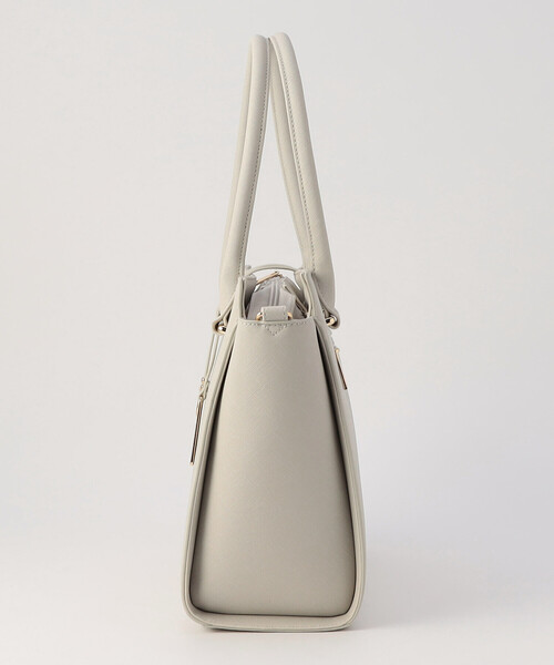 MONO　COMME CA（モノコムサ）の「ロゴプレート　2wayトートバッグ（トートバッグ・レディース・ブラック/グレイッシュベージュ/ライトグレー・FREE）」の20枚目の写真