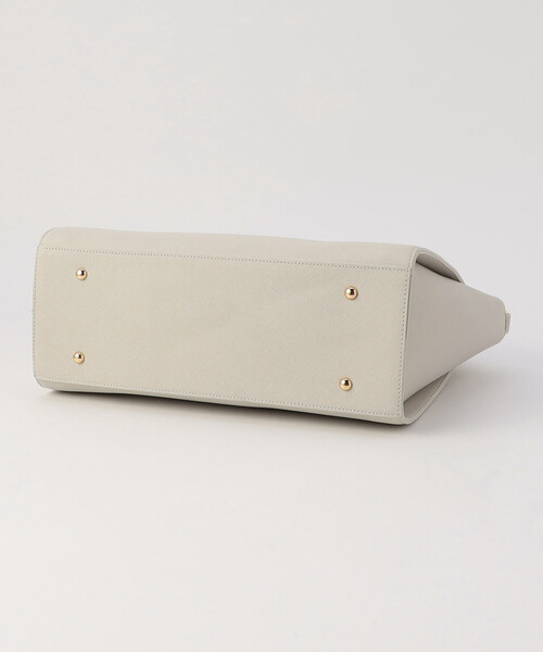 MONO　COMME CA（モノコムサ）の「ロゴプレート　2wayトートバッグ（トートバッグ・レディース・ブラック/グレイッシュベージュ/ライトグレー・FREE）」の19枚目の写真